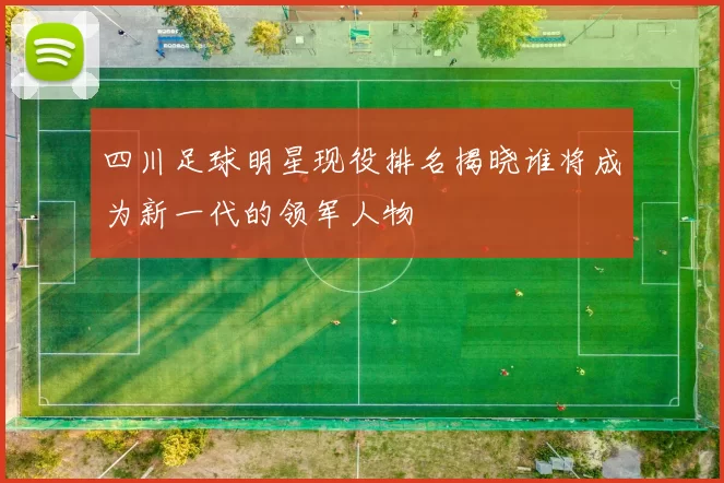 四川足球明星现役排名揭晓谁将成为新一代的领军人物