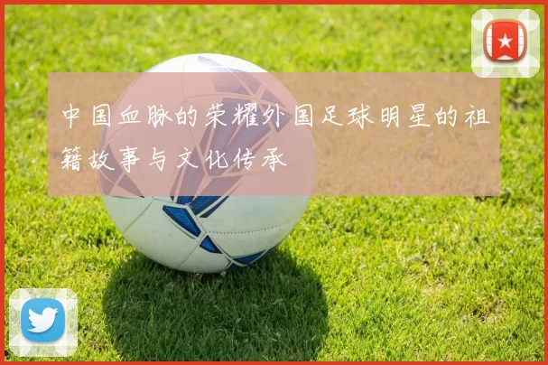 中国血脉的荣耀外国足球明星的祖籍故事与文化传承